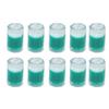 10pcs Dollhouse Beer Mug Model Lovely Simulated Miniature Beer Cup Toy Decoration Accessory Green