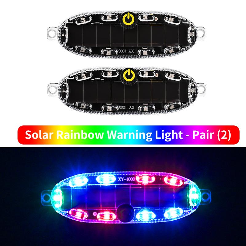 Solar LED Motorcycle & Tricycle Warning Strobe Light