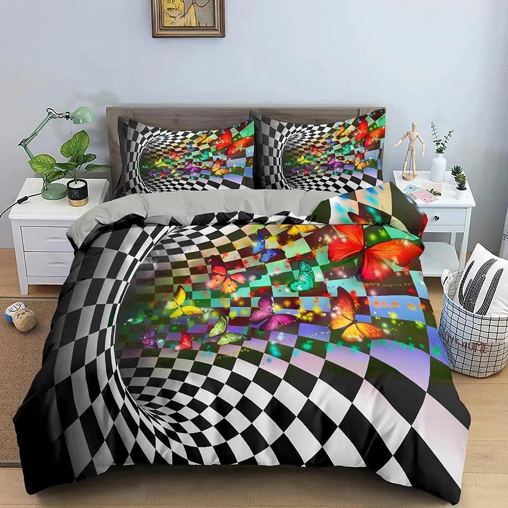 3D Sängkläder Lyxigt Barn Påslakanset Sängset Påslakan 220x240 med 1/2 Örngott Täcke Sängklädesset Twin Queen