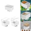 Auto Fish Food Feeder Fully Automatic Dispenser Portable with Timer Tank for