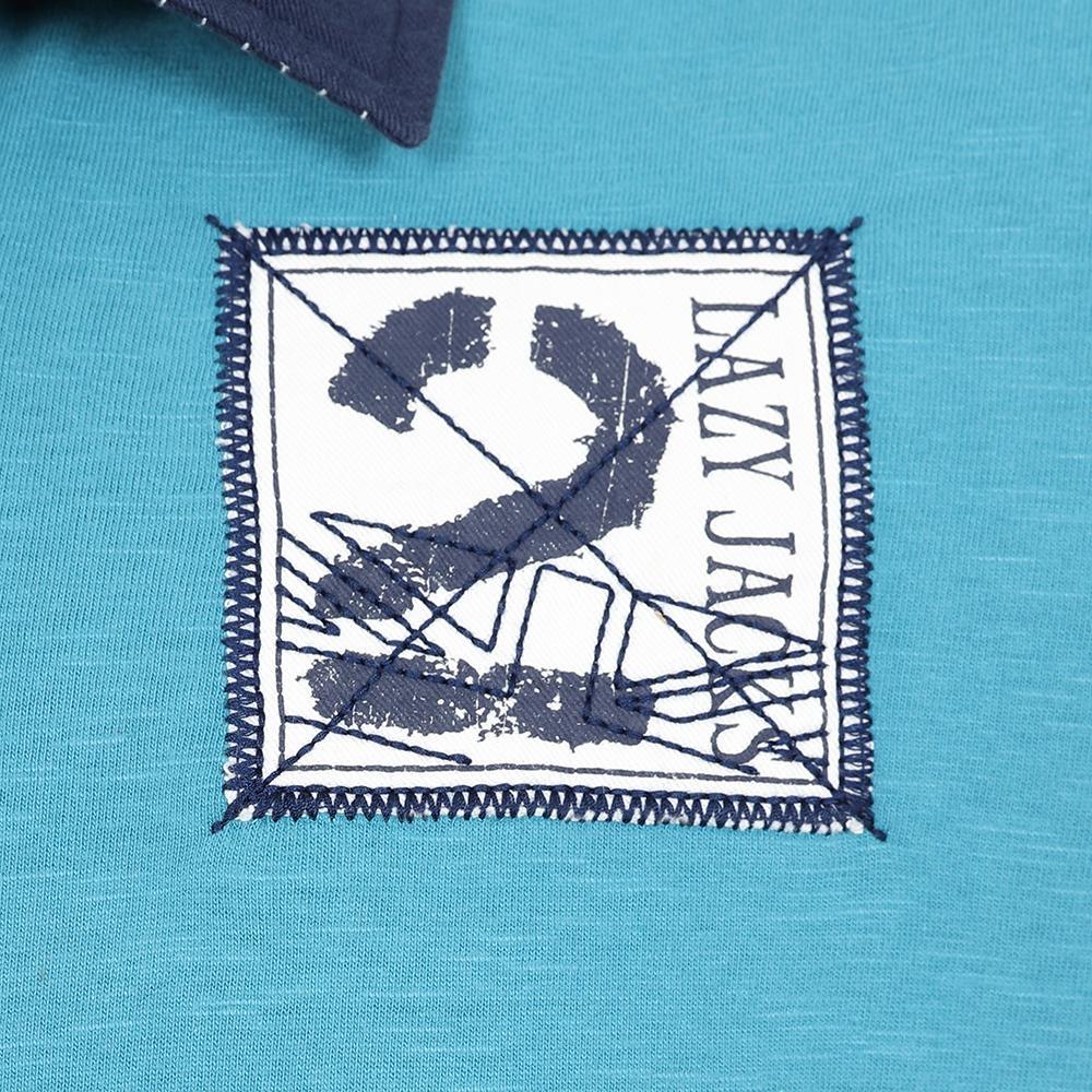 Lazy Jacks Mens Contrast Collar Rugby Shirt