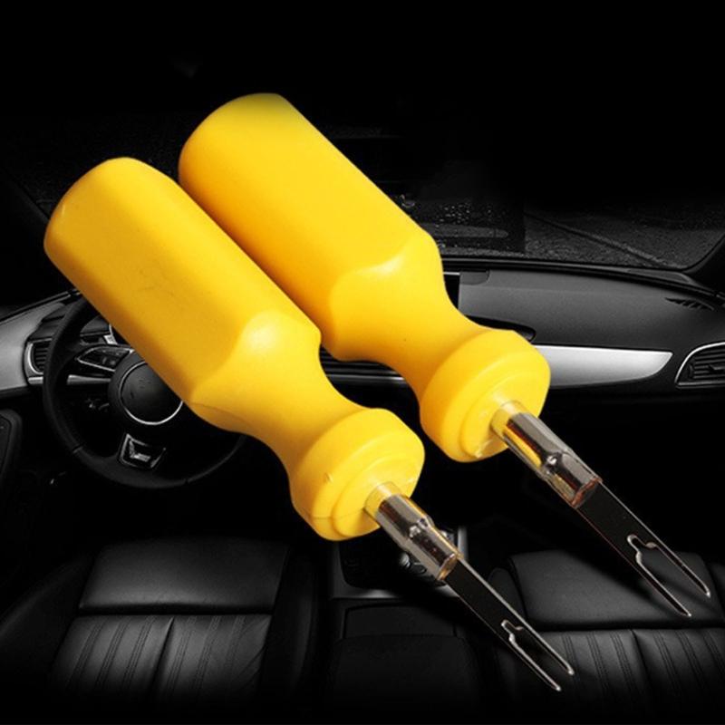 Professional Automotive Terminals Extractor Plastic & Steel Wire Terminals Remove Set Of 2 for Wiring Harness Plugs Removal