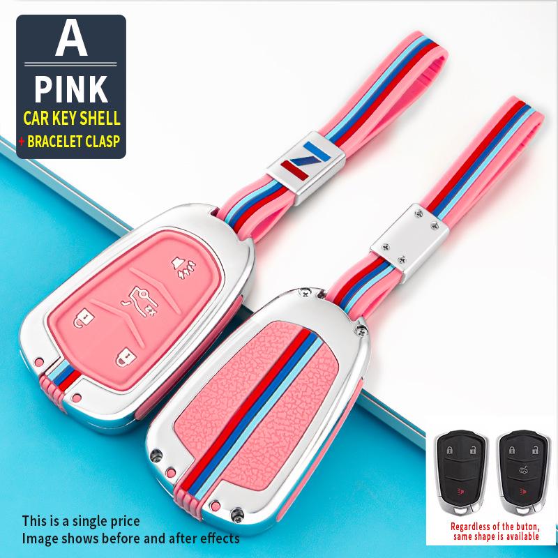 Silicone Remote Key Fob Cover for Cadillac XT5, CT6, XTS, XT4, and ATSL - Creative Design for Men and Women