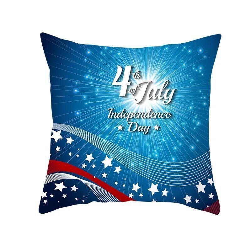 American Flag Independence Day Pillow Case Holiday Gift Home Decor Pillow Case