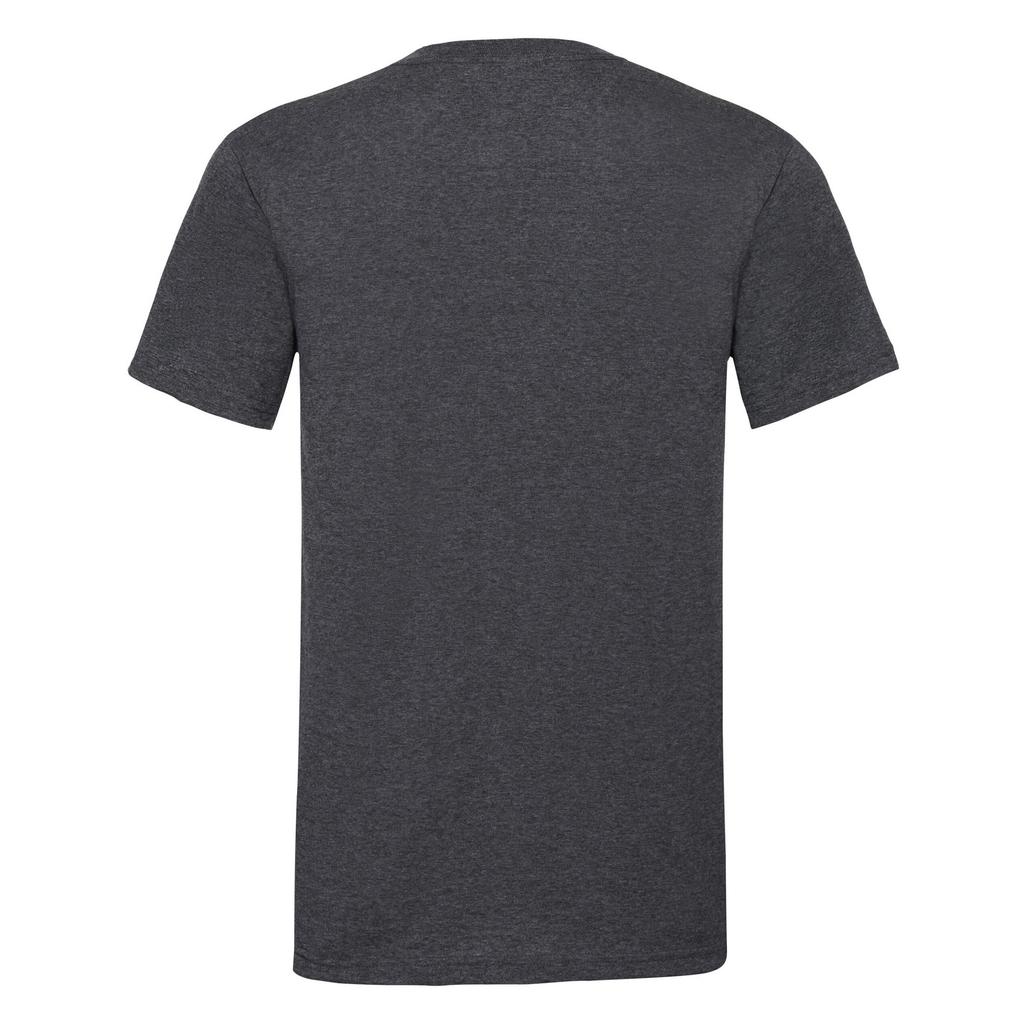 FRUIT OF THE LOOM Mens Valueweight Heather V Neck T-Shirt