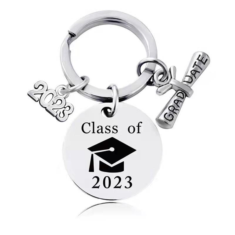 Steel Elegant Stainless Keychain Gift For Graduates Perfect For Celebrations And Parties