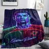 1PC CR7 Cristiano Ronaldo Patterned Flannel Blanket Suitable For All Seasons for Home Decor Warmth and Comfort Gifts Holiday Present