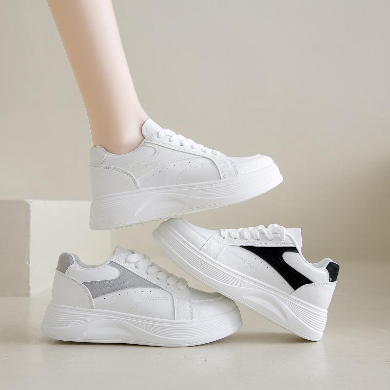 Autumn New Breathable Little White Shoes Female Students Platform Versatile Casual Sports Board Shoes