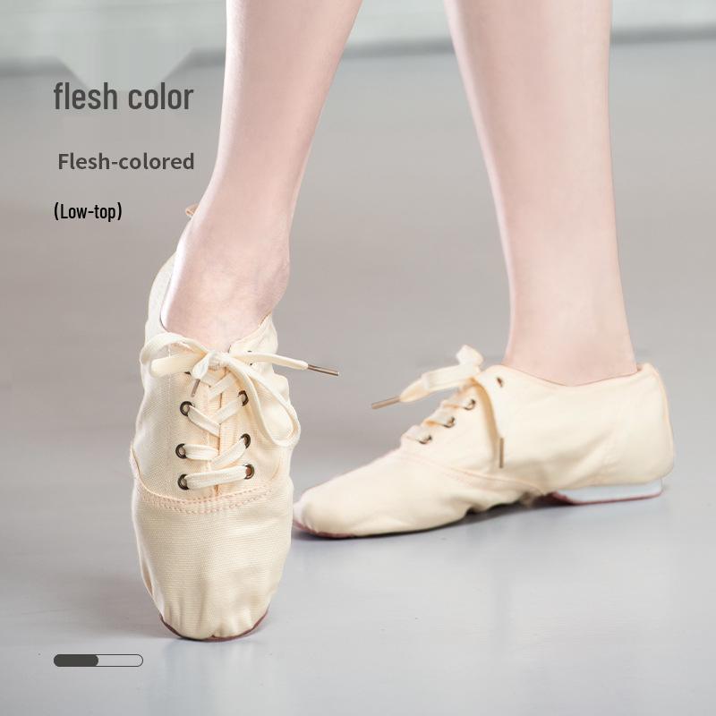 Canvas Jazz & Ballet Dance Shoes - Soft-Soled for Kids & Adults