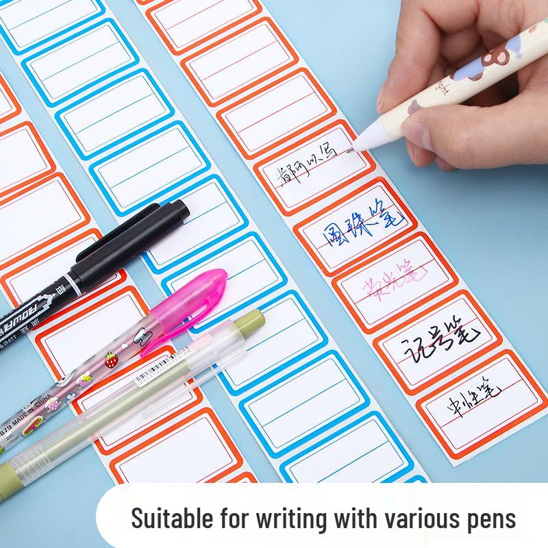 Self-Adhesive Handwritten Label Paper - 1000 Stickers for Office, Name Tags, Price Tags, and Memos