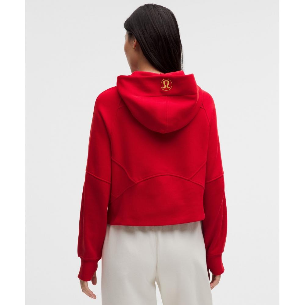 Lululemon Lunar New Year Scuba Oversized Full Zip Hoodie Oxford Red