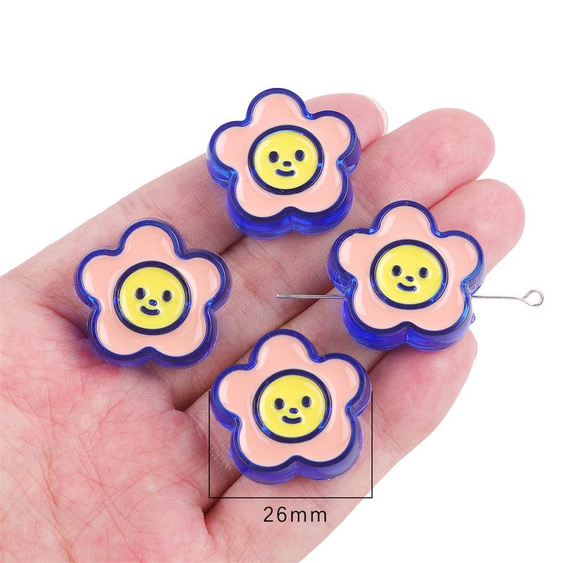 Kirschblüten Bär Acrylperlen DIY Handyketten-Set