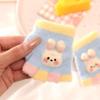 Ye Peng Baby Half-Finger Gloves: Cute Excavator Design for 0-2 Years, Perfect for Autumn and Winter Crawling.