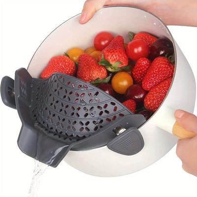 Filter Pot Strainer Water Colander Adjustable Drainer Basket  Home