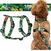 GUARD Harness, Adjustable, Fluffy Puppy 15 , Ukory LEAVES Pattern
