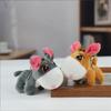 Little Donkey Little Horse Plush Toy Chain Bag Hanging Decoration Stuffed Animal Keychain Pendant Doll Gift 11cm