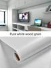 Vinyl Waterproof Wood Grain Wallpapers Self-adhesive Stickers For Kitchen Ambry Furniture Wardrobe Table Wall Papers Home Decor