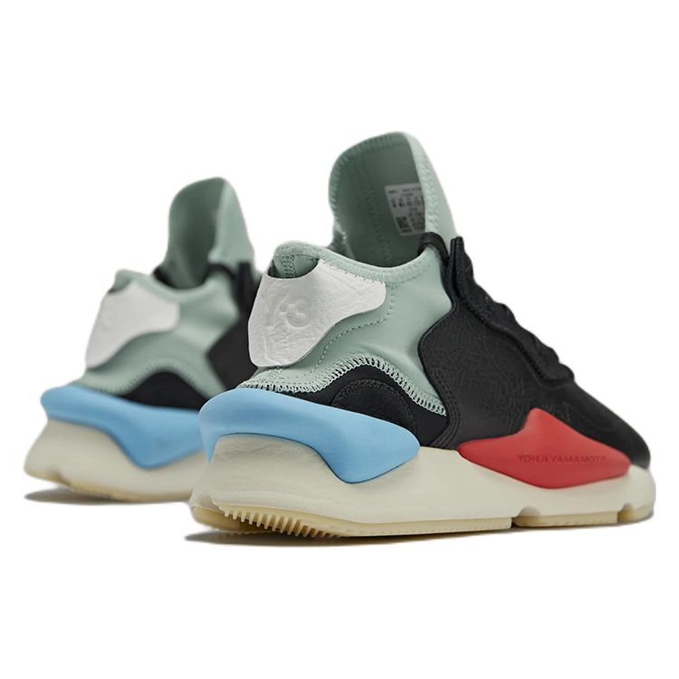 Adidas Y-3 Kaiwa Black Blush Green Unisex Sneakers Red GX1052