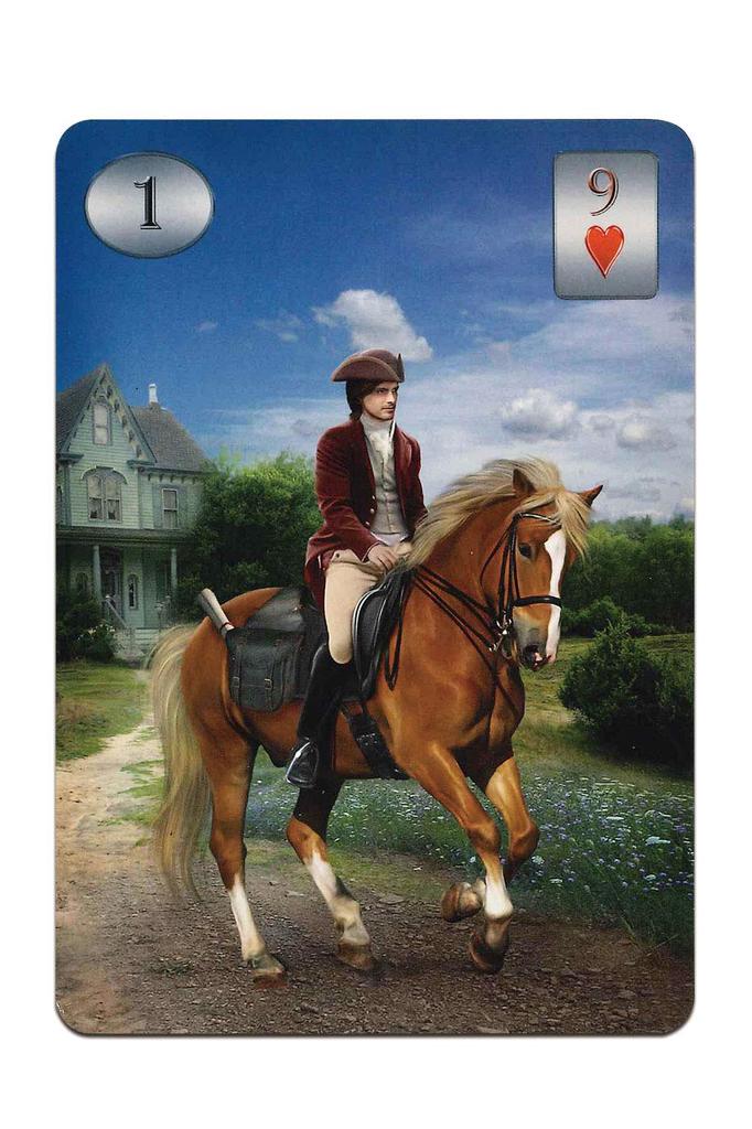 Lenormand Cards, 36 cards, for fortune-telling [Official Import] [Thelema Lenormand Oracle Cards] with Japanese instruction sheet, "Beautiful Digital