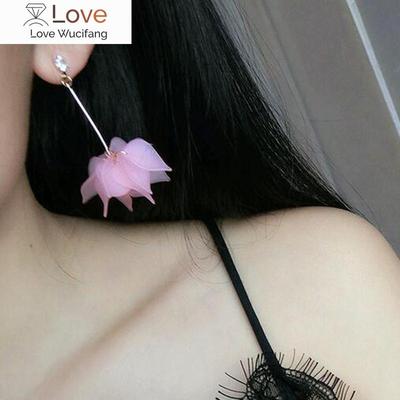 Flower Handmade Bohemia Boho Earrings Women Fashion Long Hanging Earrings Crystal Female Wedding Earings Party Jewelry