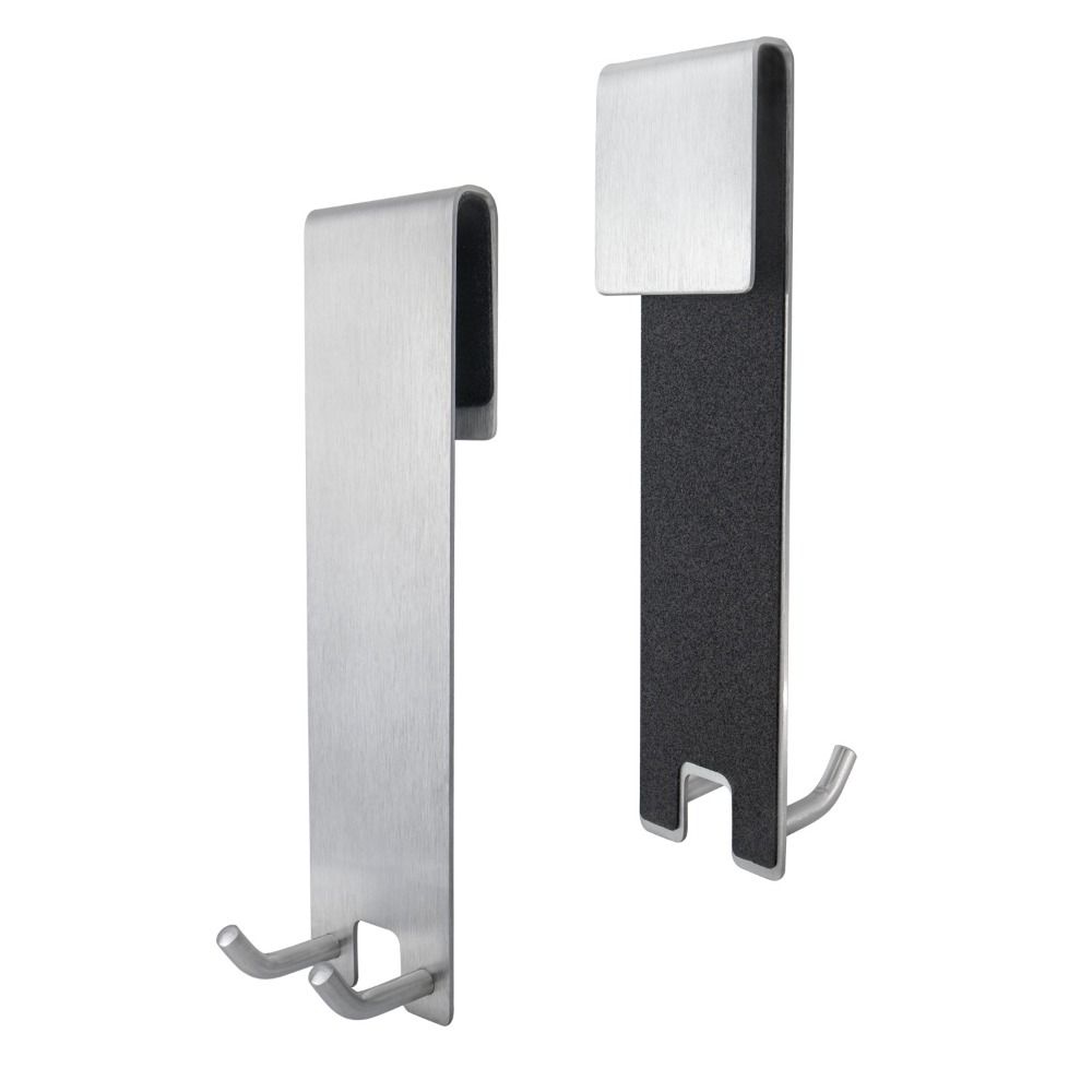 Punch-free Over Glass Door Towel Rack Rust-proof Bathrobe Hanger Shower Door Back Hook  Kitchen