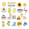 Logo Tag Sticker Custom Waterproof Kawaii Stickers Decals Personalized First Name Label For Children School Stationery Bottle