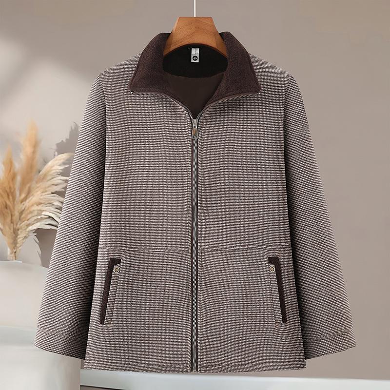 Stylish Windbreaker Jacket for Plus-Size Moms - Spring & Autumn Collection