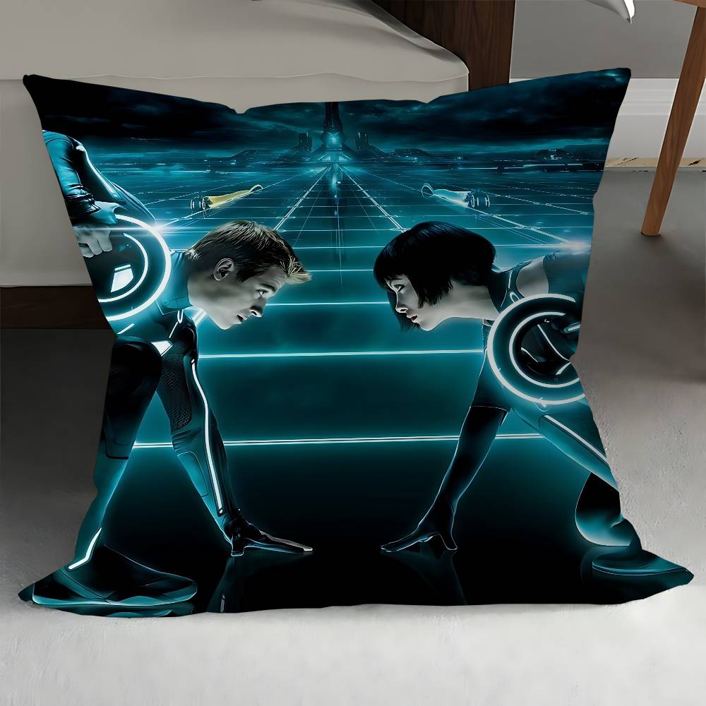 Movie T-Tron Ares Pillow Anime Pillow Sofa Bed Head Pillow Cover Cushion Cover 45x45 Cm Fashion