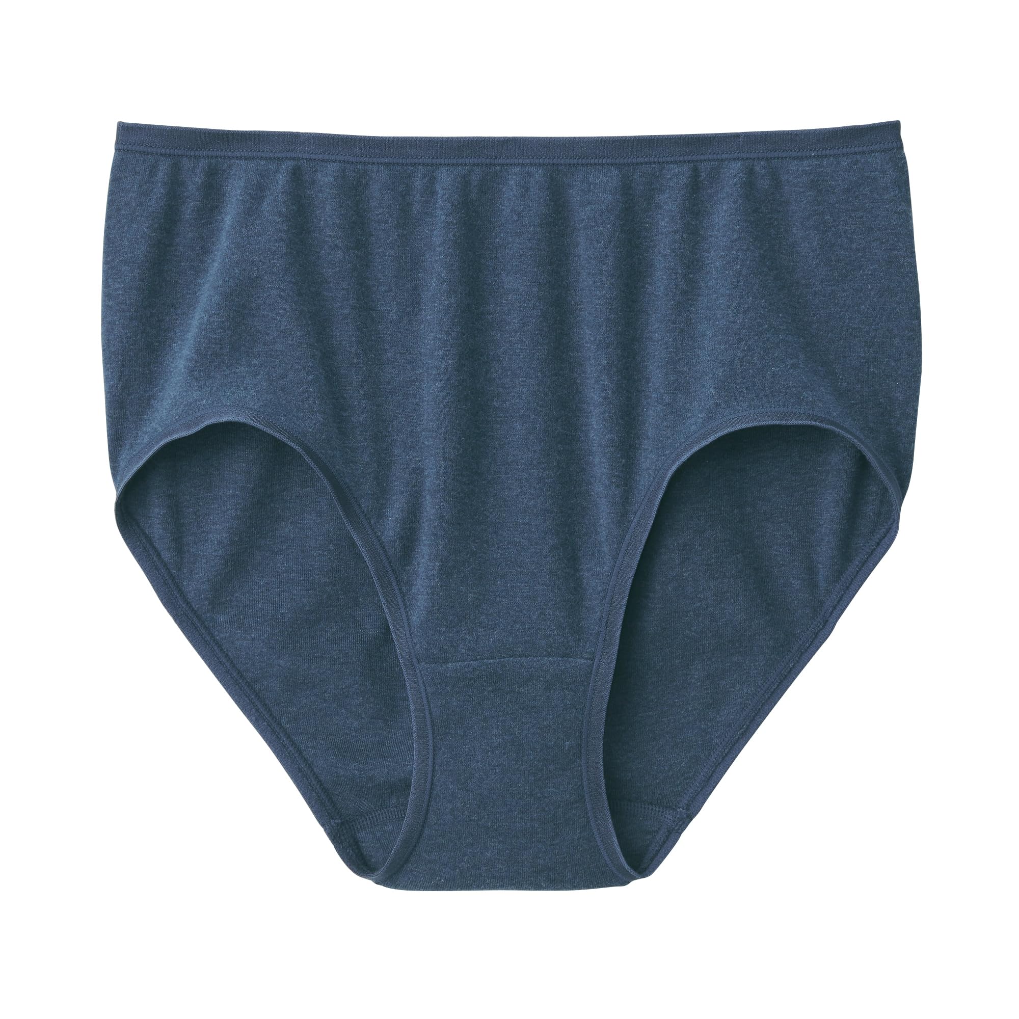 MUJI Milled Knit Shorts FCE28A6S Size L Women s High-Rise Navy,