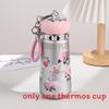 Titanium Inner Lidded Travel Mug With Floral Print Design For Office And Outdoor Use