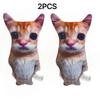 20cm Cute El Gato Cat Plush Toys Wowwow Cat Dolls Plushies Simulation Stuffed Animals Birthday Holiday Gift Kids Collectible Toy