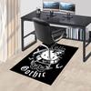 1pc Hello Kitty Gothic Home Office, Durable Polyester Floor Mat with Easy, Office Decor, Urban Style, Nonslip Backing, Highquality Fabric