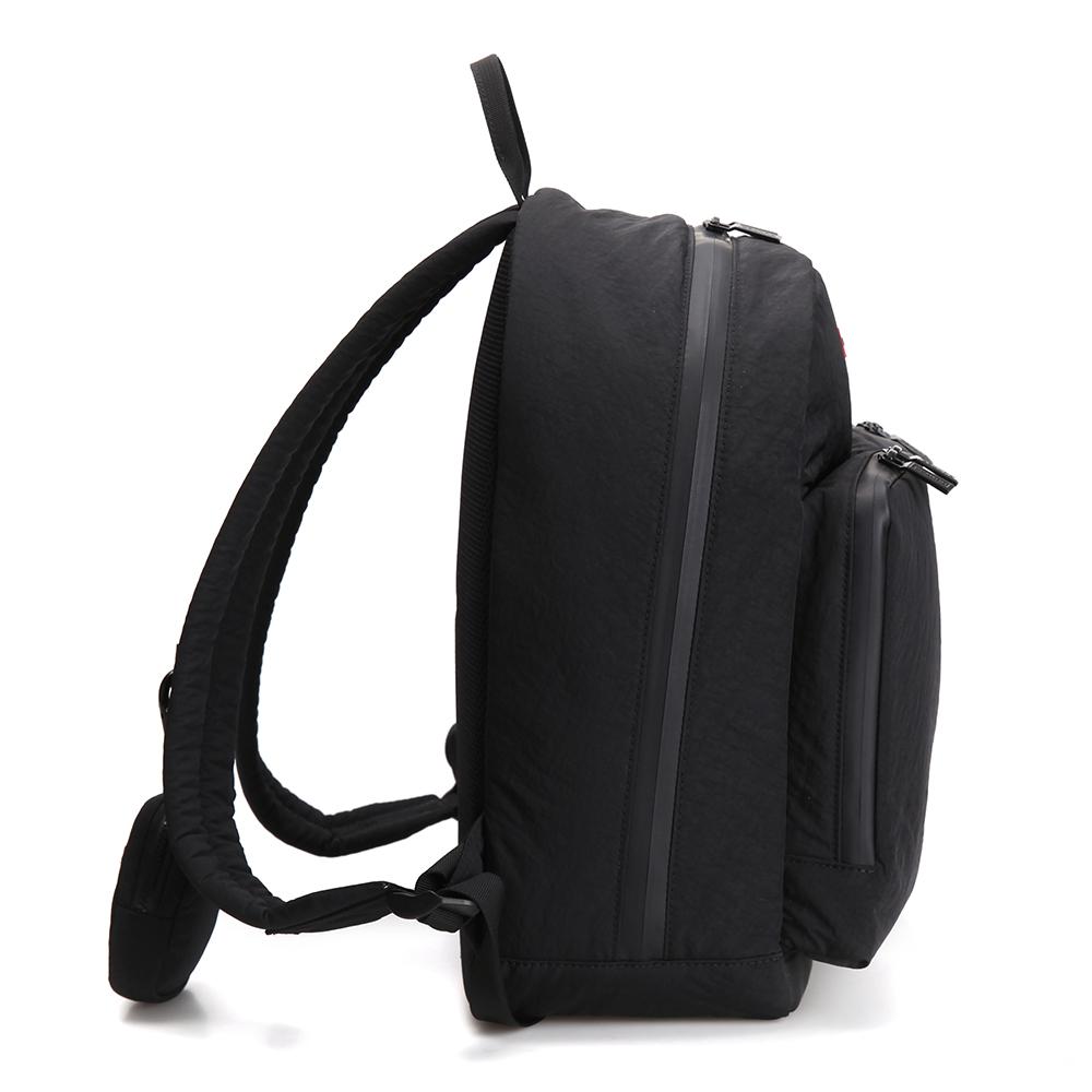 Hunter [Unisex] Two-Pocket Backpack - Black Hcm0001Cbzblk