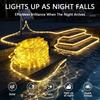 Solar LED Rope String Lights, Waterproof Tube Fairy Garland Lamp for Outdoor Garden, Christmas Holiday & Home Decoration