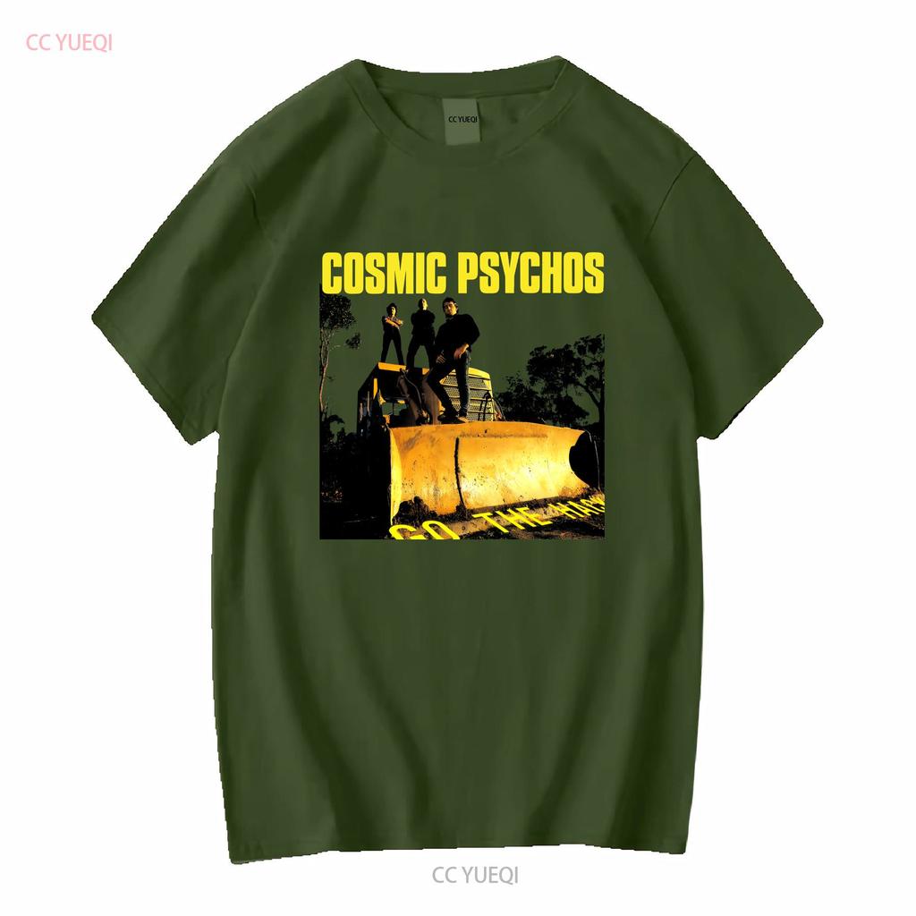 NEUES Cosmic Psychos Go The Hack Blau Alle Größen T-Shirt AG2343 vintage Gewaschen streetwear Dehnbar Atmungsaktiv Designerbekleidung