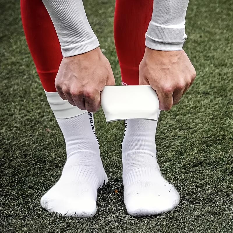 1 Pair Flexible Leg Straps, for Keeping Football Socks in Place - Anti-Slip, Provides Calf Support, Reusable for Fitness Activities