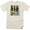 The Mod Squad Solid Pattern T Shirt Unisexs Classic Tv Show Cream