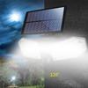 78 LED Dual Head Solar Street Light Waterproof Wall Sensor Outdoor Floodlight