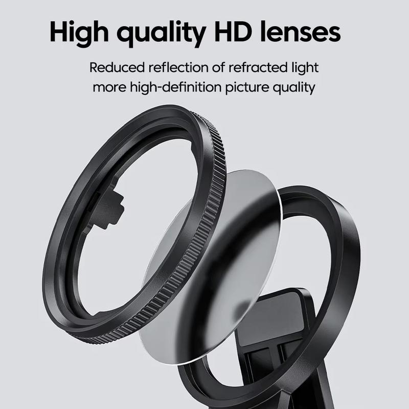 52mm Clip-On Cpl Phone Camera Lens Filter, Ultra-Thin Circular Polarizing Filter, Enhances Color Saturation, Reduces Glare