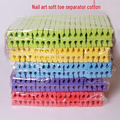 100 Pairs Sponge Cotton Toe Separators - Nail Tools & Supplies