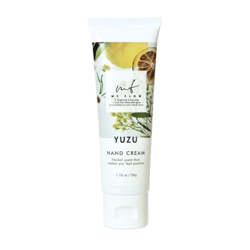 Nor Corporation My Flow Hand Cream with Essential Oils and Moisturizing Ingredients, Yuzu Scent, 50g (MYY-2-1)