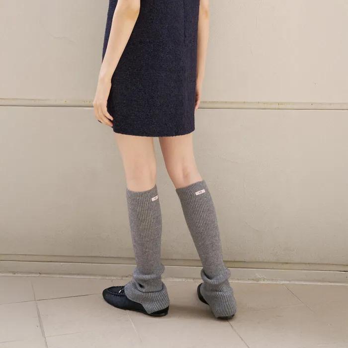 [7th] KNIT RIB LEG WARMER [3 COLORS]