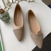 Fashion Women Shoes Fashion Splice Color Mule Flats Pointed Toe Ballerina Ballet Flat Slip on Shoe Zapatos Mujer Loafers Size 35-41