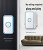 Wireless Home Doorbell with Remote Control, Ultra-Long Range, Waterproof Chime, 4-in-1 Design, Ideal for Elderly Use