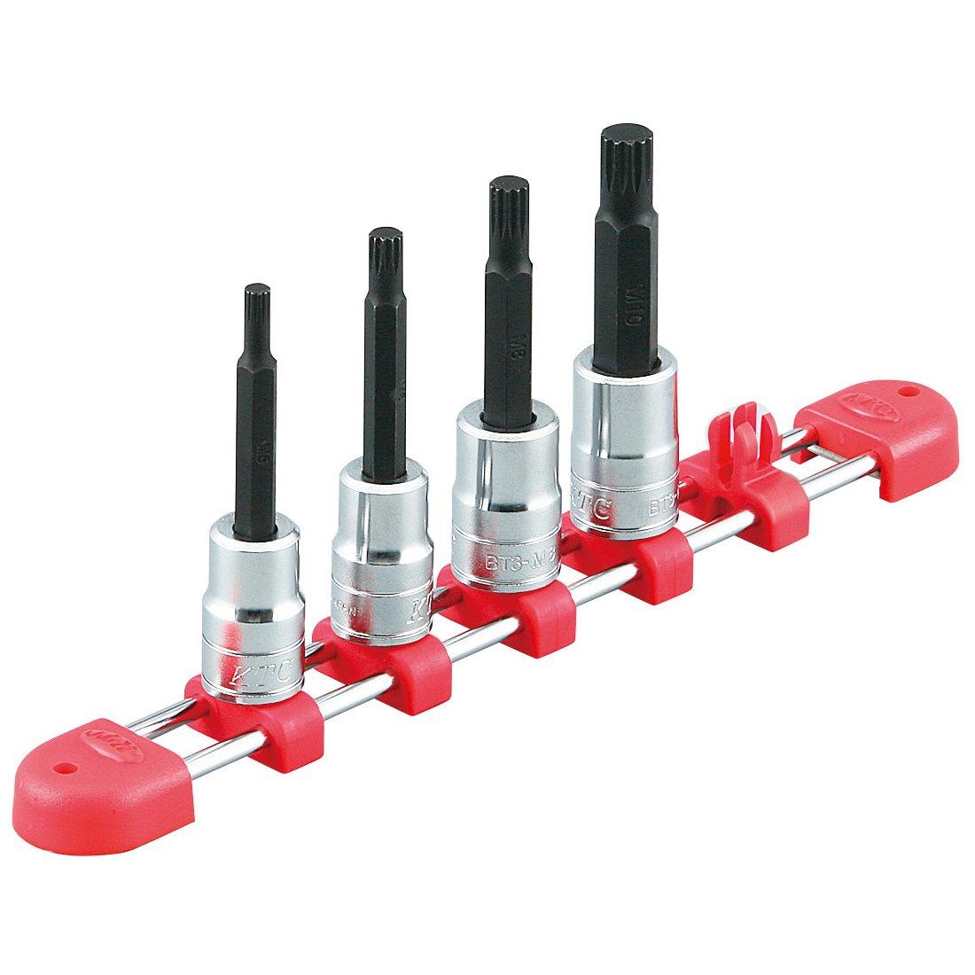 

Kyoto Machinery Tools Потрійний квадратний набір головок TBT304TS 4 шт. 1 набір (KTC)