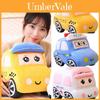 Soft And Fuzzy Stuffed Car Pillow Toy For Kids- Choose From Ambulance Taxi Or Police Car