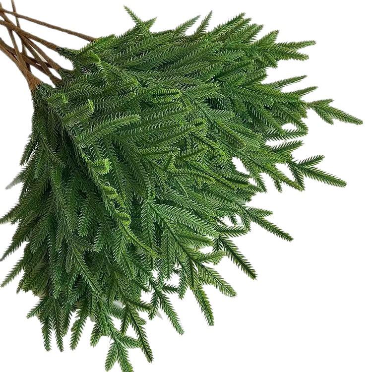 Norfolk Pine Christmas Decoration - Hand-Rolled Plant Simulation