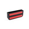 Black Car Center Console Seat Storage Box Organizer Phone Holder Self-adhesive