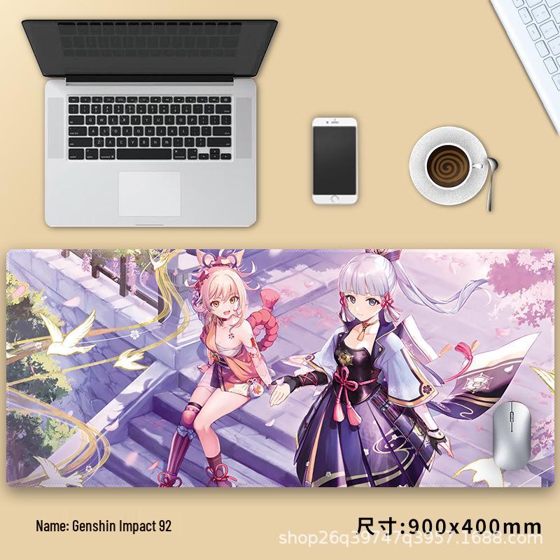 Extra velká podložka pod myš Genshin Impact Venti - Zesílená anime podložka pod klávesnici