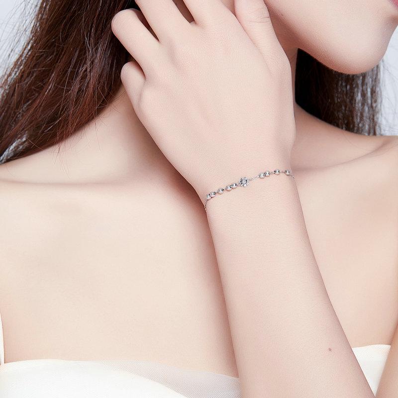 Silver Bracelet Women's Bracelet Flowers Silver 925 Trusky
